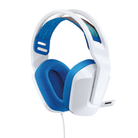 Headset Logitech G335 Drivers De 40mm P3 Ps E Pc Branco E Azul 981-001017