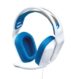 Headset Logitech G335 Drivers De 40mm P3 Ps E Pc Branco E Azul 981-001017