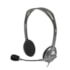 Headset Logitech H111 Estéreo Analógico com Microfone com Redução de Ruído Conexão 3,5mm P3 Cinza 981-000612