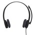 Headset Logitech H151 Com Microfone Redução De Ruído E Conexão P3 3,5mm Preto 981-000587