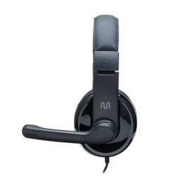 Headset Multilaser Pro Usb Drivers De 40Mm Preto E Cinza Ph317
