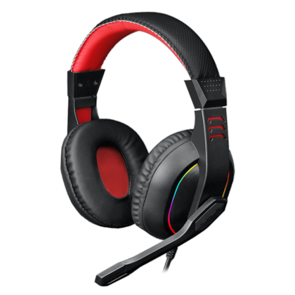 Headset Redragon Ares Rgb Drivers 40mm Usb E P3 Preto Rgb H120-rgb