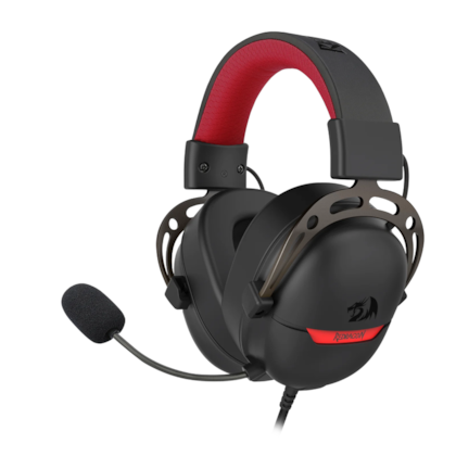 Headset Redragon Aurora Rgb 7.1 Surround Drivers De 40mm Preto H376br