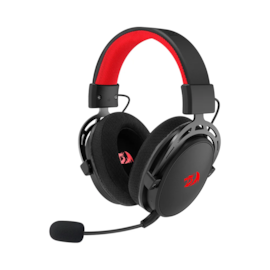 Headset Redragon Cragblade Pro Virtual 7.1 Surround Wireless Usb Drivers De 53Mm Preto E Vermelho H541-Pro