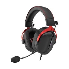 Headset Redragon Cybill Virtual 7.1 Surround Usb Drivers De 50Mm Preto E Vermelho H312