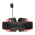 Headset Redragon Diomedes 7.1 Surround Usb 3.5Mm Drivers De 53Mm Preto E Vermelho H386