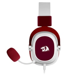 HEADSET REDRAGON HERO BRANCO E VERMELHO PS4/PS5/ XBOX H530-R