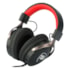 Headset Redragon Icon 7.1 Surround Drivers de 50mm USB 3.5mm Preto Vermelho H520