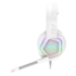 Headset Redragon Medea Lunar Rgb Branco Drivers De 50mm Usb E P2 H280w-rgb