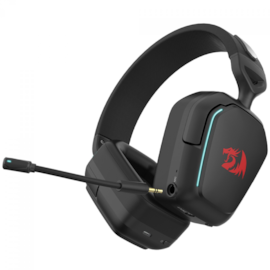 Headset Redragon Mira Wireless E Bluetooth Drivers De 40mm Microfone Destacável Preto H868