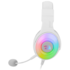 Headset Redragon Pandora Lunar Rgb Drivers 50mm Microfone Destacável Branco H350w-rgb