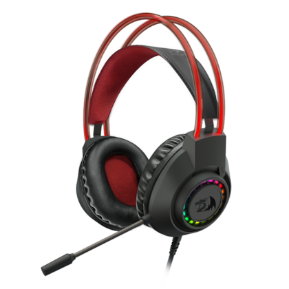 Headset Redragon Scream Rgb Drivers De 40mm Usb E P2 Preto H231rgb