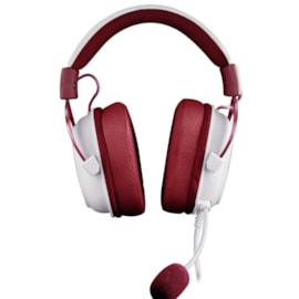 Headset Redragon Zeus Rgb Cherry Usb 2.0 Drivers De 53mm Virtual Surround 7.1 Branco Com Vermelho H510rgb-red