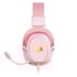 Headset Redragon Zeus X Rgb Bubblegum Usb 2.0 Drivers De 53mm Virtual Surround 7.1 Rosa Com Branco H510rgb-pink