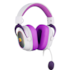 Headset Redragon Zeus X Rgb Soda Pop Usb 2.0 Drivers De 53mm Virtual Surround 7.1 Branco Com Roxo H510wp-rgb