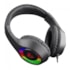 Headset T-dagger Caspian Rgb 3.5mm + Usb Drivers De 40mm Preto T-rgh211