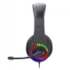 Headset T-dagger Caspian Rgb 3.5mm + Usb Drivers De 40mm Preto T-rgh211