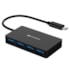 Hub C3Tech Usb-c 4 Portas Usb 3.0 Hu-c310bk