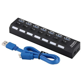 Hub Md9 Usb 7 Portas 3.0 Com Interruptor Energia Com Cabo 7873