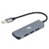 HUB MTEK USB 4 PORTAS 3.0 HB-403 CINZA