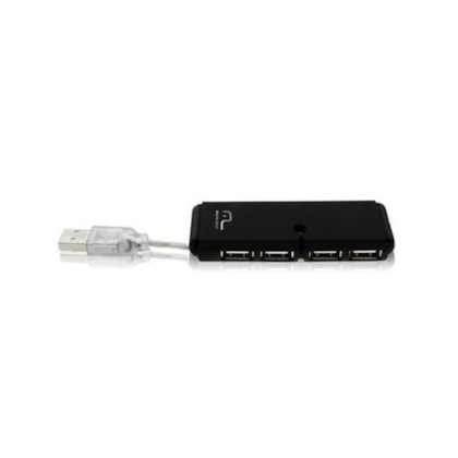 HUB MULTILASER 4 PORTAS USB 2.0 PRETO AC064