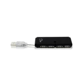 HUB MULTILASER 4 PORTAS USB 2.0 PRETO AC064