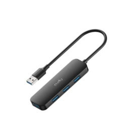 Hub Usb Cudy Uh40A 1 Usb 3.2 Macho 4 Usb 3.2 Fêmea Preto Uh40A V1.0