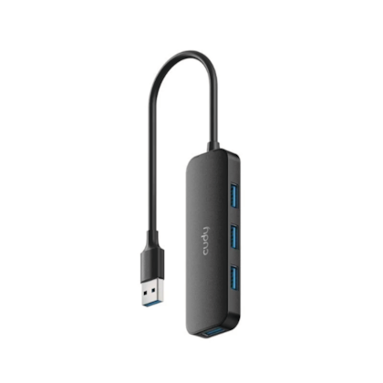 Hub Usb Cudy Uh40A 1 Usb 3.2 Macho 4 Usb 3.2 Fêmea Preto Uh40A V1.0