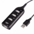 Hub Usb Hi Speed Usb Para 4 Portas Usb 2.0 Preto Yaxu77512
