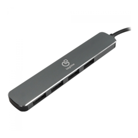 Hub Usb Keytime Synczone 1 Usb Tipo C Macho 4 Usb 3.0 Fêmea Cinza Kyt00034