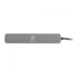 Hub Usb Keytime Synczone 1 Usb Tipo C Macho 4 Usb 3.0 Fêmea Cinza Kyt00034