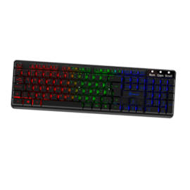 Kit 4 Em 1 Teclado Mouse Headset Mousepad Evolut Kit Gamer Teclado Led Rainbow Mouse Led Rainbow Eg-54