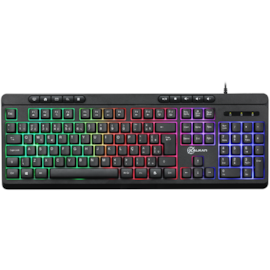 Kit 4 Em 1 Teclado Mouse Headset Mousepad Kalkan Baldur Combo Gamer 4X1 Teclado Led Rainbow Mouse Led Preto Klk00097