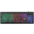 Kit 4 Em 1 Teclado Mouse Headset Mousepad Kalkan Baldur Combo Gamer 4X1 Teclado Led Rainbow Mouse Led Preto Klk00097
