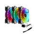 Kit Cooler Com 3 Fans Alseye D-Ringer Rainbow Rgb 120mm