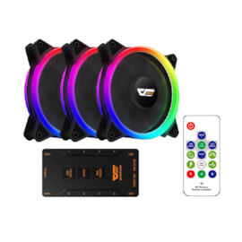 Kit Cooler Fan Aigo Darkflash Dr12 Pro Kit 3in1 A-rgb 3x120mm Dr12-pro-3in1