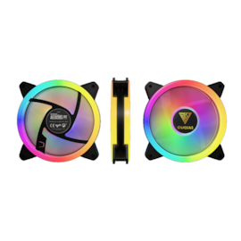 Kit Cooler Fan Gamdias Aeolus M2-1204r Rgb Com 4 Fans 120mm Com Controladora