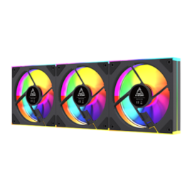Kit Cooler Fan Gstorm Frost Argb Com 3 Fans 120Mm Preto Gs-Frost-120-3F