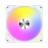 Kit Cooler Fan Lian Li Uni Fan Al120 V2 Rgb Com 3 Fans 120Mm Branco Uf-Al120V2-3W
