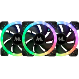 Kit Cooler Fan Mtek Rgb 120mm 3 Fans Com Controle Mkf-120