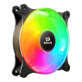 Kit Cooler Fan Redragon 3x Preto Argb 120mm X 120mm Gc-f013