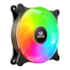 Kit Cooler Fan Redragon 3x Preto Argb 120mm X 120mm Gc-f013