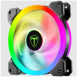 Kit Cooler Fan T-Dagger Rainbow Com 3 Fans 120Mm Preto T-Tgf513