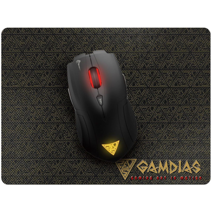 Kit Mouse E Mousepad Gamdias Demeter E1 Nyx E1 Usb 3200 Dpi Preto