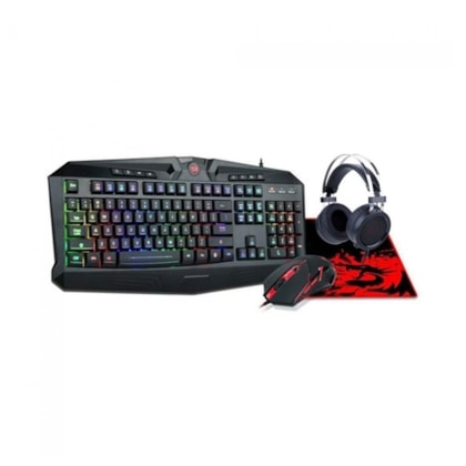 KIT REDRAGON ESSENTIALS TECLADO/MOUSE/MOUSEPAD/HEADSET S112