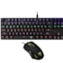 KIT T-DAGGER ADVANCE FORCE TECLADO RAINBOW E MOUSE  T-TGS005