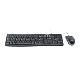 Kit Teclado E Mouse Logitech Mk200 Media Usb Preto 920-002718