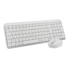 Kit Teclado E Mouse Logitech Mk250 Wireless Bluetooth Branco 920-013517
