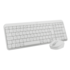 Kit Teclado E Mouse Logitech Mk250 Wireless Bluetooth Branco 920-013517