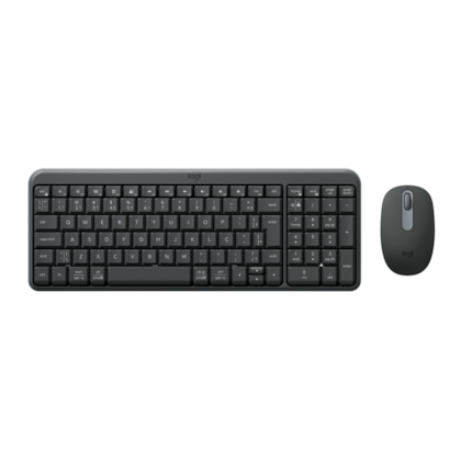 Kit Teclado E Mouse Logitech Mk250 Wireless Bluetooth Grafite 920-013516